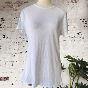 $ 10$ add on Ralph Lauren sport white on white polo pony cotton T-Shirt White L